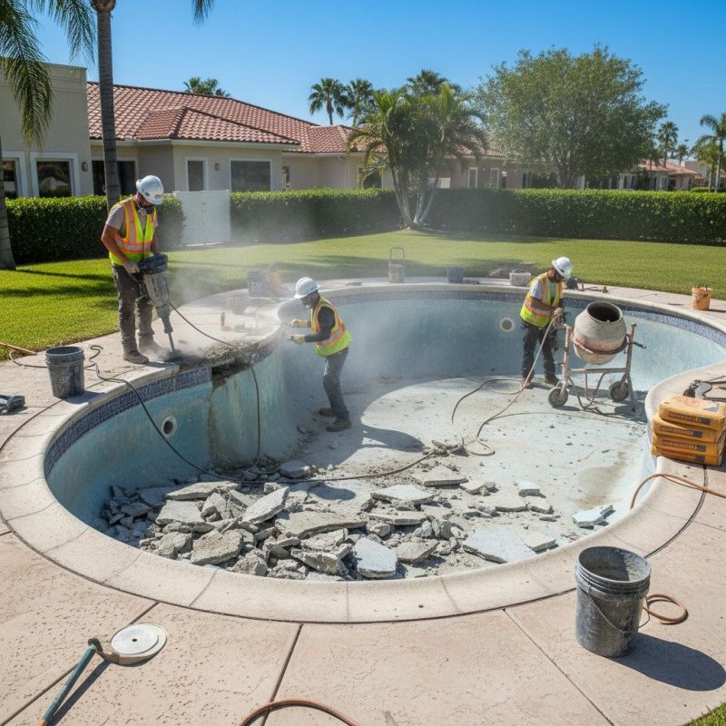 Pool Concrete Repair