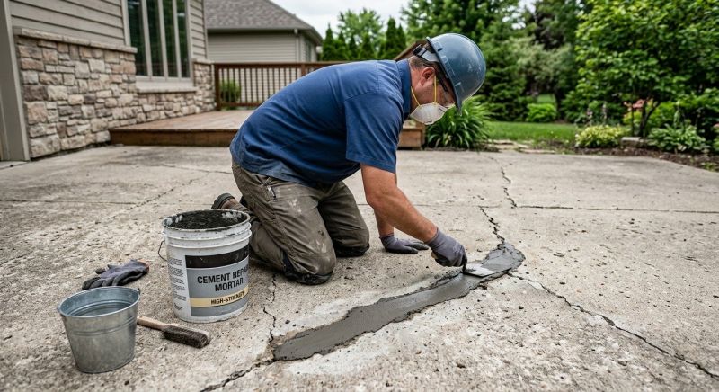 Chipped Concrete Repair in Miami Dade County, FL