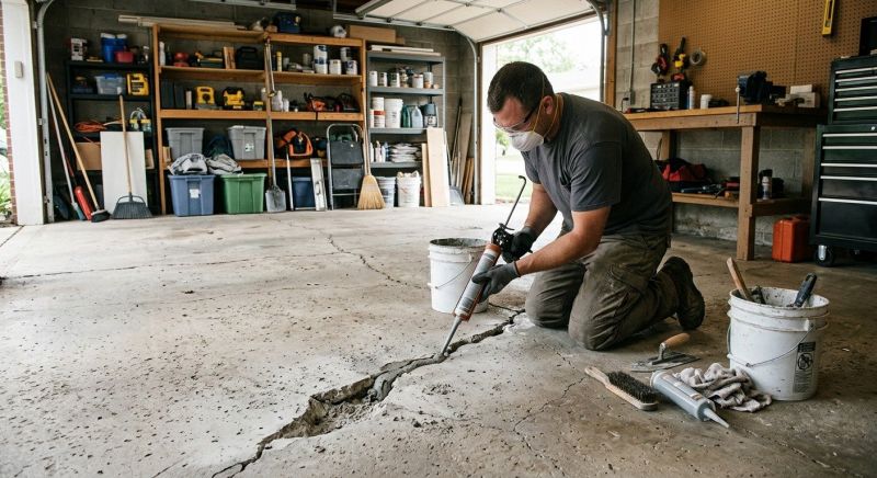Concrete Crack Sealing in Des Moines, IA