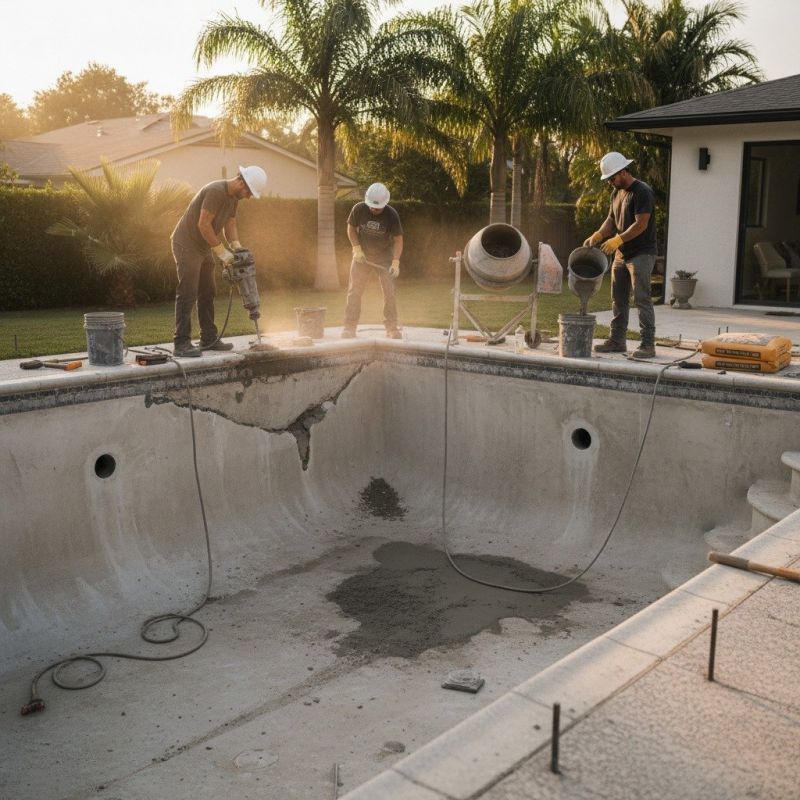 Pool Concrete Repair