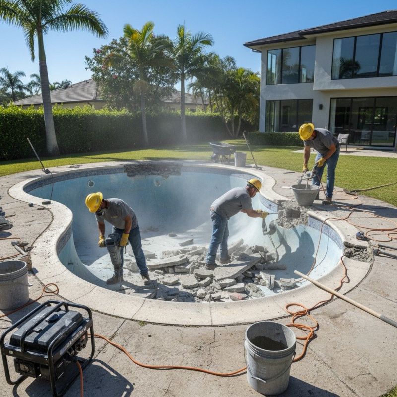 Pool Concrete Repair