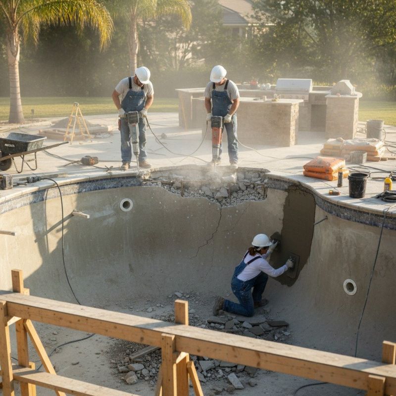 Contact About Pool Concrete Repair